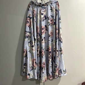 Floral Skirt blue/pink